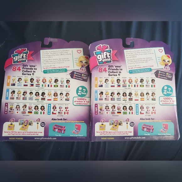 : Jakks Gift Ems 3 pks Dolls Figure Gift Boxes Lot Accessories Toy Lot - Picture 9 of 16